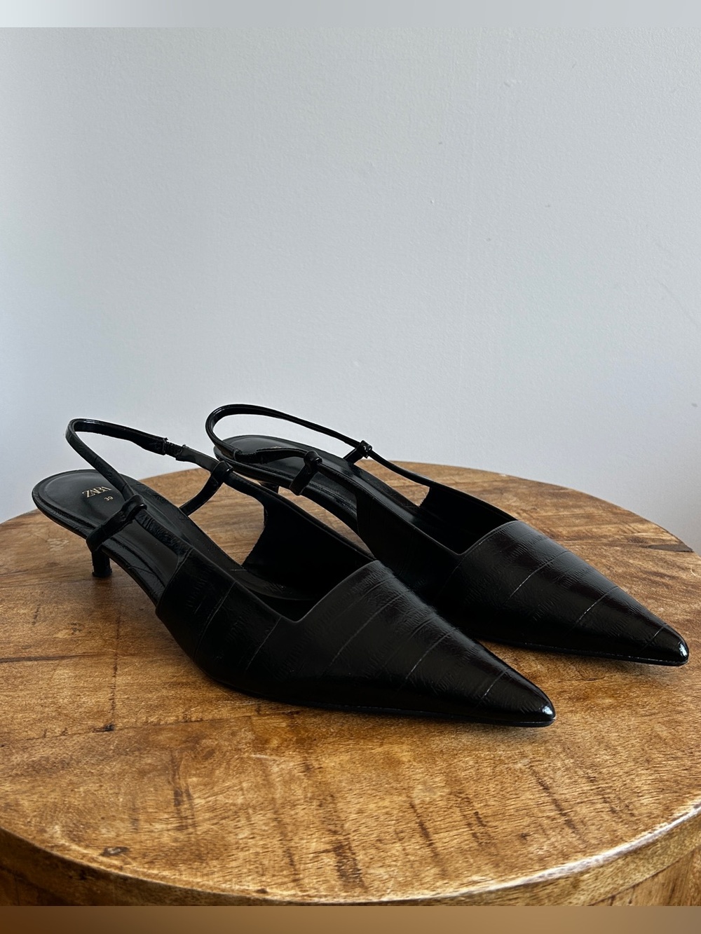 Zara Slingback Kitten Heel
